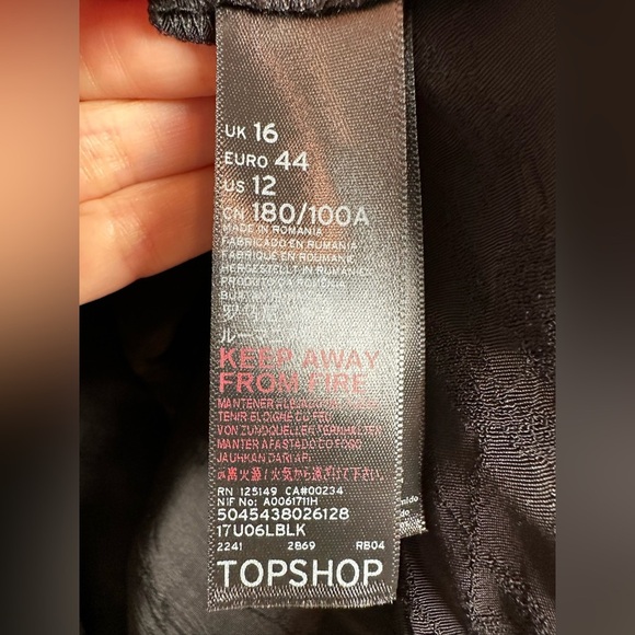 Topshop Black Floral Women's Cardigan - Picture 7 of 7